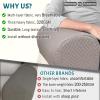 Roytub Stretch Couch Arm Covers, Breathable Armrest Cover for Sofas and Chairs Armrest Cover Keep Home Clean, Scratch-Resistant Sofa Arm Covers Protect and Decorate Your Sofa(Medium, Taupe, 2PCS) view 2