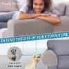 Roytub Stretch Couch Arm Covers, Breathable Armrest Cover for Sofas and Chairs Armrest Cover Keep Home Clean, Scratch-Resistant Sofa Arm Covers Protect and Decorate Your Sofa(Medium, Taupe, 2PCS) view 3