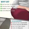 Roytub Stretch Couch Arm Covers, Breathable Armrest Covers for Sofas and Chairs - Scratch-Resistant, Protect and Decorate Your Sofa (Medium, Burgundy, 2PCS) view 2