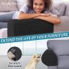 Roytub Couch Arm Covers, Sofa Arm Covers, Stretch Armrest Cover for Sofas, Armchair, Loveseat, Recliner, Sofa armrest Cover, Protect and Decorate Your Sofas, Arm Chair Covers Set of 2(Medium, Black) view 3