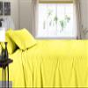 600 Thread Count 100% Long Staple Egyptian Cotton Soft Combed, 4 Piece Sheets Set, Smooth & Soft Sateen Weave, Luxury Hotel Collection Bedding, Deep Pocket Fitted (Twin, Yellow Stripe) view 2