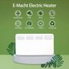 Electric Space Heater Indoor Convection Heater Touch Adjustable Thermostat Smart Energy Saving Portable with Wheels Wall Mount/Rolling ETL for Bedroom Living Room Bathroom Home (1500W) view 2
