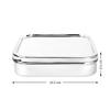 KSJONE Indian Spice Tin Stainless Steel Masala Dabba LARGE Curry Cooking Spice Tiffin Tin Box Kitchen Masala Container Spice Container 9 Compartments Storage Set view 2