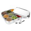 KSJONE Indian Spice Tin Stainless Steel Masala Dabba LARGE Curry Cooking Spice Tiffin Tin Box Kitchen Masala Container Spice Container 9 Compartments Storage Set view 3