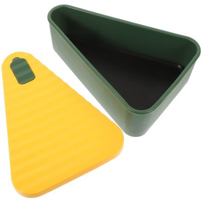 CALLARON Pizza Holder Container Pizza Storage Boxes Reusable Leftover Container Slice