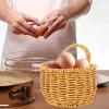 Woven Hanging Baskets Onion Basket Storage Fruit Wall Storage Rattan Basket Organizer for Kitchen Wall Home Restaurant Garlic Vegetable Wall Planters view 2