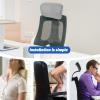 Tofficu Office Chair Headrest Attachment Computer Chair Headrest Adjustable Chair Head Cushion Head Rest for Office Chair(2.2cm Fixing Clips) view 3