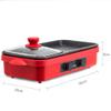 Hotpot Rapid Temperature Rise Shabu-bake All-in-one Machine Multifunctional Medical Stone Multi-function Pan Stove Shabu-roasting barbecue view 2