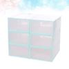 Cabilock 6pcs Stackable Shoe Storage Boxes Thickened Plastic Shoe Containers for Women Space-saving Organizer for Spaces view 1