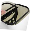 Cabilock Large Outdoor Trash Can Lid Home Garbage Can Kitchen Waste Bin Plastic Dual Bins Easy Open Random Color view 3