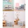 Cabilock 6pcs Stackable Transparent Shoes Storage Box Thickened Plastic Shoe Organizer for Women Space-saving Design for Spaces and Closets White view 4