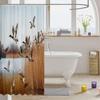 Erosebridal Mallard Duck Shower Curtain, 78"W x 72"L, Multi 08, Waterproof, Polyester, Light-filtering, Unlined, Indoor, Tailored Pleat, Standard Rod, 1 Count, Bathroom view 3