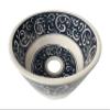 Ceramic Unique Wash Basin, Bathroom Vessel Sink Above Countertop Basin, Bowl Sink Lavatory, Bathroom Remodeling, Vanity Glossy Wash Stand-035, view 4