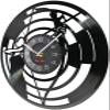 30 Cm Wall Clock Archer Girl Vinyl Record Wall Clock Bow and Arrow Target Music Album Artwork Women Bow and Arrow Hunting Retro Clocks Archery Gifts view 2