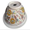 Bathroom Vanity Floral Vessel Sink, Kitchen Above Countertop Basin, Lavatory, Bathroom Remodel, Cloakroom, Artistic Bohemian Style Washbasin view 4