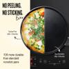 Alva Energy 11" Ceramic Nonstick Frying Pan  Made With No PTFE, PFOA, PFAS, Lightweight, Easy to Clean, Induction, Scratch-Resistant, Cooks Evenly, Ideal for Family-Sized Meals view 4
