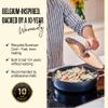Alva Maestro 3.5-Qt Nonstick Ceramic Saut Pan with Lid  Black | No PTFE, PFOA or PFAS | Induction & Oven Safe | Even-Heating, Easy-Clean Everyday Pan for Searing & One-Pan Meals view 3