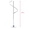 WIGING Coat Rack, Iron 360 Rotation Storage Rack, Multifunctional Underwear Clothing Display Shelf, Home Floor Clothes Drying Rack (Color : White) view 2