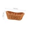 Zerodeko 5pcs Woven Fruit and Bread Storage Basket Natural Rattan Design for Kitchen Counter Snack and Sundries Organizer Decorative Home Display Basket view 4