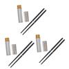 Anneome 3Pcs Portable Ebony Chopsticks with Aluminum Case Foldable Travel Utensils Random Colors Lightweight and Reusable for The-go Dining view 1