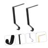 Levemolo 4pcs Metal Christmas Stocking Holders for Fireplace Xmas Hooks Random Colors for Hanging Holiday Stockings and Ornaments view 3
