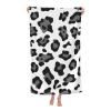 BZAXXQI Snow Leopard Bath Towels,Leopard Beach Towel Quick Dry Bath Towels Soft Bath Towel for Swimming Camping Hotel Sports Bathroom view 1