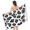 BZAXXQI Snow Leopard Bath Towels,Leopard Beach Towel Quick Dry Bath Towels Soft Bath Towel for Swimming Camping Hotel Sports Bathroom view 2