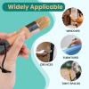 Mister Rui Chalk Wax Paint Brush, 3pcs, Chalk Paint Brushes for Furniture, Small Wax Brush for Acrylic Paint, Milk Paint, Natural Bristles Stencil Brushes, No Shedding view 2