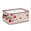 Storage Baskets for Shelves, Foldable Rectangle Storage Baskets, Romantic Valentine's Day Red Heart Tree Storage Containers for Organizing Dorm Closet Room(15 x 11 x 9.5) view 1