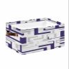 Storage Baskets for Shelves, Foldable Rectangle Storage Baskets, Purple and Grey Geometric Modern Abstract Geometric Chic Art Print Storage Containers for Organizing Dorm Closet Room(15?x 11?x 9.5? view 1