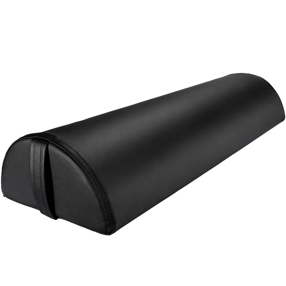 Noverlife Upgraded Large Massage Bolsters for Under Legs, 24 x 8 x 4 in Leg Bolster for Massage Table PU Leather Half Moon Pillow, Ankles Back Pain Relief Knee Bolster Cushion Bolster Pillow for Legs