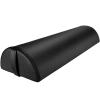 Noverlife Upgraded Large Massage Bolsters for Under Legs, 24 x 8 x 4 in Leg Bolster for Massage Table PU Leather Half Moon Pillow, Ankles Back Pain Relief Knee Bolster Cushion Bolster Pillow for Legs view 1