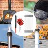 LIYUN Chimney Sweep kit Chimney Sweeping Brush, Chimney Cleaning Brush Kit, Sweep Sweeping Brush Drain Rod Set Accessory Includes 6/9/12/15 Flexible Rods, 1 Brush Head (Color : 12 Rods, Size : 410mm) view 3