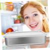 YARNOW Stainless Steel Refrigerator Fresh-Keeping Box with Mesh Rack 9.44X7.28X2.28 Inch Dumpling Food Storage Container for Efficient Organization and Odor Prevention view 2