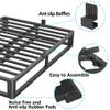 Firpeesy Upgrade Anti Bending and Round Corner Legs 10 inch Metal Full Bed Frame 3500 LBS Heavy Steel Slats Support Platform Bed Frames No Box Spring Needed Platform Noise Free Easy Assembly view 4