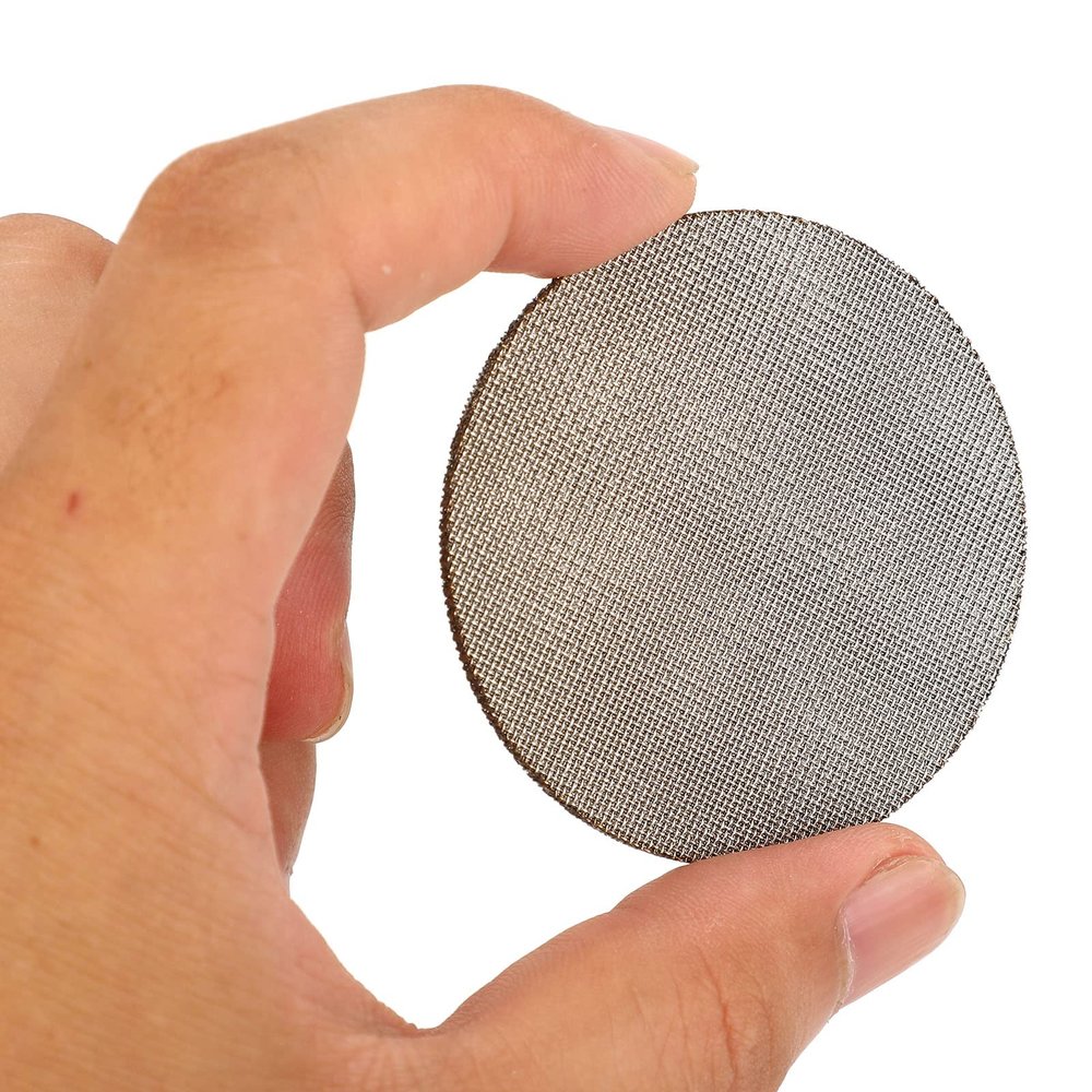 51mm Espresso Puck Screen, Reusable Stainless Steel Professional Barista Coffee Filter Mesh Plate for Espresso Portafilter Filter Basket (100m)