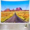 BELECO 92x70 Inch Arizona Road to Monument Valley Tapestry Route 163 Landscape Country Highway Arizona Desert Road Tapestry Utah Western Tapestry Wall Hanging for Bedroom Living Room Dorm Decor view 2