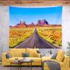 BELECO 92x70 Inch Arizona Road to Monument Valley Tapestry Route 163 Landscape Country Highway Arizona Desert Road Tapestry Utah Western Tapestry Wall Hanging for Bedroom Living Room Dorm Decor view 3