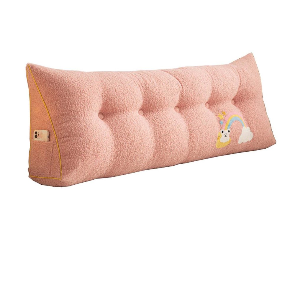 YSUEFIJO Bed Backrest Pillow Headboard, Wedge Pillow for Back, Triangular Reading Pillow Large, Backrest Positioning Support Pillow for Daybed, for Neck & Lumbar Support