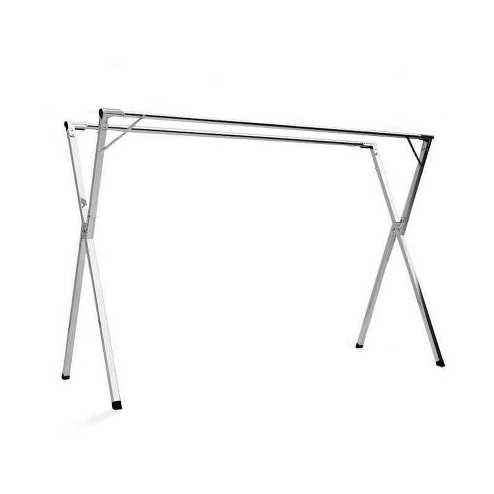 ZARBAILRE Clothes Drying Rack Foldable, Outdoor Clothes Drying Rack Heavy Duty Racks for Camping, X-Shaped Floor Clothing Drying Rack for Drying Clothes Towels Bed Linen (A 200m/78inch)