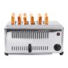 6-Slice Toaster Bread Baking Machine, 1-5 minute Timing Stainless Steel 1680W Commercial Electric Countertop Toaster with Extra Wide Slots & Crumb Tray for Toasting Bagels, Breads, Waffles & More view 1