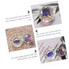 Crystal Dappen Dish with Cover, Nail Art Liquid Powder Mixing Bowl view 4