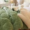 ZTGL 3-Layer Fluffy Plush Blanket - Twin Full Queen Size Bed Blanket/Quilt, Fall Winter Thick Warm Jacquard Coral Fleece Blanket Quilt Core Throw Blankets for Bed Sofa Couch,B,220x240cm/5kg view 4