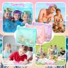 Tagitary Beach Toy Large Mesh Beach Bag with Zipper Sand Toy Seashell Bag for Holding Shells Pool Bag Swimming Accessories for Kids Teens(Only Bags,A Set of 3) view 2