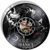 Music Vinyl Wall Clock 12Inch Pole Dance Vinyl Record Wall Clock Club Decor Modern Clock Skip Steel Tube Dance Girls Stripper Watch Dancer Gift view 1