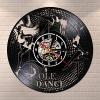 Music Vinyl Wall Clock 12Inch Pole Dance Vinyl Record Wall Clock Club Decor Modern Clock Skip Steel Tube Dance Girls Stripper Watch Dancer Gift view 2