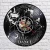 Music Vinyl Wall Clock 12Inch Pole Dance Vinyl Record Wall Clock Club Decor Modern Clock Skip Steel Tube Dance Girls Stripper Watch Dancer Gift view 3