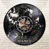 Music Vinyl Wall Clock 12Inch Pole Dance Vinyl Record Wall Clock Club Decor Modern Clock Skip Steel Tube Dance Girls Stripper Watch Dancer Gift view 4