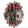 Gingerbread Merry Christmas Wreath | Buffalo Check Christmas Wreath | Candy Christmas Wreath view 1