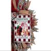 Gingerbread Merry Christmas Wreath | Buffalo Check Christmas Wreath | Candy Christmas Wreath view 2